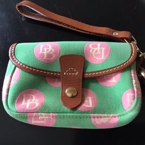 Dooney wristlet Summer fun colors!! Hard to find this clean!!